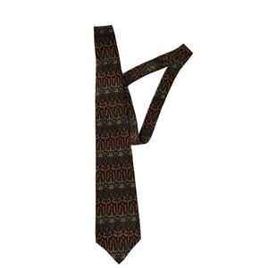Metropolitan Museum of Art Silk Necktie Geometric Tapestry Print